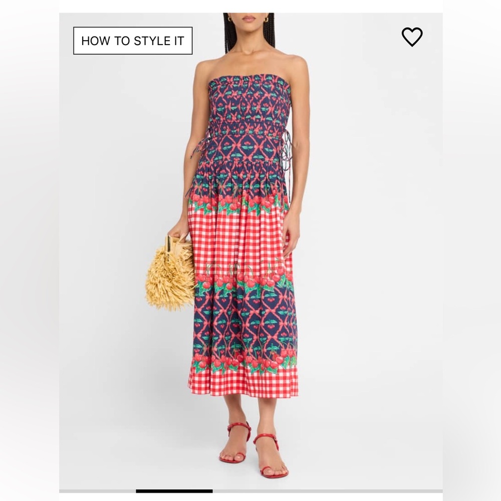 DAMSON MADDER 🍒 Kelia Cherry Pie midi Dress